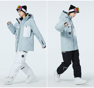 Veste de <span class=keywords><strong>ski</strong></span> pour femmes en plein air hiver épaissie robe de <span class=keywords><strong>ski</strong></span> chaude et résistante au froid robe d'alpinisme pour fille <span class=keywords><strong>manteau</strong></span> imperméable coupe-vent - Product Image 6