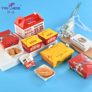 Cajas Rígidas <span class=keywords><strong>de</strong></span> Cartón Reciclado Ecológicas para Envasado <span class=keywords><strong>de</strong></span> Comida Rápida con Formas Personalizadas y Acabado Mate - Product Image 5