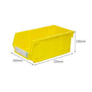 8051 contenitore per utensili industriali <span class=keywords><strong>blu</strong></span> resistente impilabile <span class=keywords><strong>in</strong></span> <span class=keywords><strong>plastica</strong></span> a rete montato a parete contenitori a vite per magazzino - Product Image 3