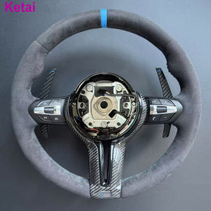 Marque jaune Fluffy Suede Full Alcantara F01 F06 F10 F11 F15 F20 F21 F22 F30 F31 F32 F36 F80 F82 M3 M4 <span class=keywords><strong>M5</strong></span> Volant pour BMW - Product Image 3