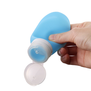 Sinh Thái Thân Thiện Với BPA Miễn Phí Xách Tay Tái Sử Dụng Máy Bay Leakproof Silicone Du Lịch Vệ Sinh Cá Nhân Dầu Gội Chai Du Lịch Kích Thước Chai Rỗng Đặt - Product Image 6