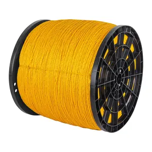 BOX 2380 Metro de cuerda de polipropileno amarilla de 4 mm, rollo de 2380 m - Product Image 1