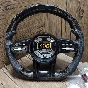 Volant en carbone forgé pour Mercedes-Benz 809 W205 W221 GLE W166 C292 W463 W447 Classe A-B-C-E <span class=keywords><strong>GLA</strong></span> - Product Image 3