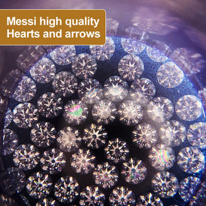 0.8-4.2mm 小粒サイズ 1カラットあたり在庫価格 DEF VVS ラボグロウン ラウンドブリリアント メレ ルース HPHT CVD ダイヤモンド - Product Image 2