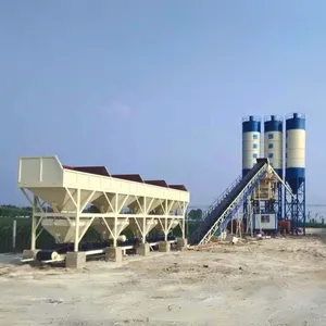 HZS harmanlama santrali hazır karışım satılık beton fabrika fiyat otomatik beton karıştırma tesisi