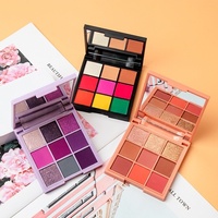 Palette de fards à paupières de maquillage de haute qualité personnalisée, longue durée, vente en gros, cosmétiques, palette de fards à paupières