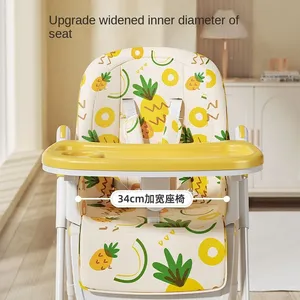 Chaise haute multifonctionnelle pliable SummerKids pour bébé, siège <span class=keywords><strong>rehausseur</strong></span> de repas avec structure en acier pour une utilisation intérieure de <span class=keywords><strong>6</strong></span> <span class=keywords><strong>mois</strong></span> à 3 ans - Product Image 5