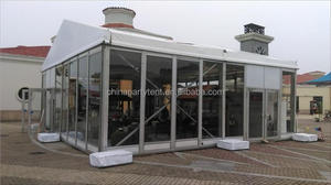 10x10m 100 personnes tente d'événement activités de plein air portée claire grande 10m grande tente avec mur de verre <span class=keywords><strong>pour</strong></span> la <span class=keywords><strong>location</strong></span> de fête de <span class=keywords><strong>mariage</strong></span> - Product Image 3