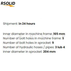 Motor de Traslación Final Rsoliddiesel K1010210B para Excavadoras Hidráulicas 35Z, DX35, DX35Z, DX35Z-5, 35 - Piezas K1010210A, K9003720 - Product Image 5