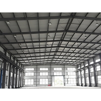 Structure de maison modulaire en métal Q235b personnalisée, structure en acier, kit de construction d'entrepôt