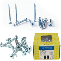 Sekrup Chipboard Baja Lunak Putih Berlapis Seng MS GYPDRIVE Kepala Phillips & Pozi Drive CSK & Pan Head SEKRUP GYPDRIVE