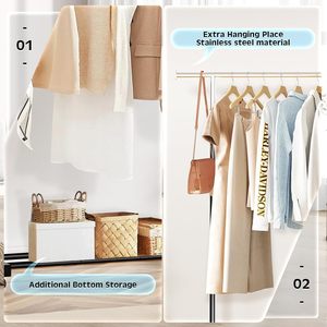 <span class=keywords><strong>Porte</strong></span>-<span class=keywords><strong>manteau</strong></span> multifonctionnel pivotant en fer <span class=keywords><strong>Porte</strong></span>-serviettes détachable indépendant pour balcon, dortoir, salle de bain, salon, nettoyage - Product Image 4