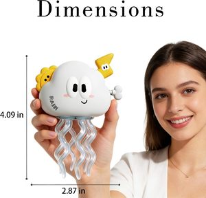 Jouet mécanique à remonter EPT Nuage de pluie méduse, sans piles, dansant et coulissant, pour enfants - Product Image 2