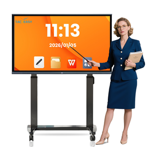 Pizarra Digital 4K UHD Ultra HD <span class=keywords><strong>con</strong></span> Pantalla Táctil, Pizarra de Enseñanza, Televisor Inteligente <span class=keywords><strong>con</strong></span> IA, Pizarra Electrónica para Reuniones de Oficina - Product Image 4