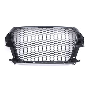 Griglia del radiatore del paraurti anteriore nero lucido a nido d'ape per Audi <span class=keywords><strong>Q3</strong></span> 2012-2015 versione EU/US 8 u0853651k 8 u3853651j - Product Image 3