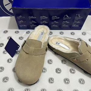 <span class=keywords><strong>Botas</strong></span> de Nieve para Mujer, Forradas de Felpa, Transpirables, Ligeras, Antideslizantes, Cómodas, Cálidas para Invierno, Estilo <span class=keywords><strong>Birkenstock</strong></span> - Product Image 3