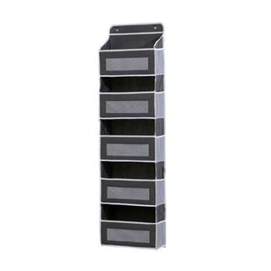 Organizador de Armario Colgante Moderno para el Hogar, Bolsa de Almacenamiento, Estante Metálico Colgante para Puerta con Tela y Plástico para Ropa, Zapatos y Accesorios - Product Image 1