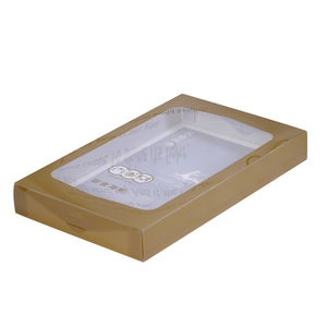 Classic design folding plastic boxes packaging instant foods PET PVC box