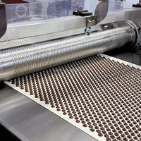 GUSU Nouvelle machine à chocolat automatique, ligne de production de pépites de chocolat avec tension 220V/380V et garantie d'un an