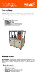 Máquina Piloto de Fabricación de Mini Elementos para Sistemas de Envasado, con Control de Tensión Constante para Enrollado de Membranas y Dispensación Automática de Pegamento - Product Image 3