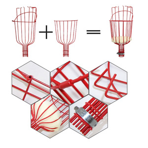 <span class=keywords><strong>Outil</strong></span> de cueillette de fruits pour jardin, adapté à la cueillette en hauteur des pommes, des pêches et des kakis - Product Image 3
