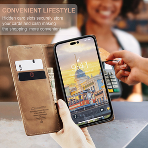 <span class=keywords><strong>Caseme</strong></span> เคสหนัง PU แบบฝาพับสำหรับ <span class=keywords><strong>iPhone</strong></span> 16 PRO MAX 15 Pro 14 PLUS 13 12 11เคสกระเป๋าสตางค์แบบมีขาตั้งสำหรับ <span class=keywords><strong>iPhone</strong></span> XS MAX XR x 7 <span class=keywords><strong>8</strong></span> PLUS - Product Image 4