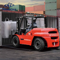 Chariot élévateur diesel Hangcha 10 tonnes série X, moteur Isuzu, robuste, mât 3000 mm, machine de levage industrielle pour la logistique portuaire