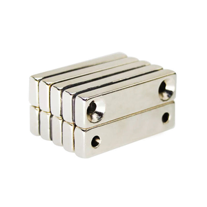 접시 구멍이 있는 강력한 블록 네오디뮴 자석 N52 NdFeB 강력한 영구 자석 사각형 냉장고 자석 - Product Image 4