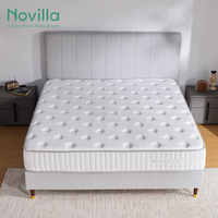 Matelas à ressorts ensachés double hybride - Ferme et moderne, 25 cm d'épaisseur avec garantie de 10 ans - Meilleure vente