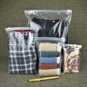 Clothing Garment Clothes T-shirt Packing Zip-lock Style Clear Zipper Plastic Packaging Bag