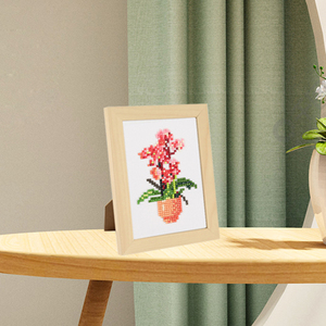 ภาพวาดติดเพชร5D ขนาด<span class=keywords><strong>เล็ก</strong></span>สำหรับเด็กและผู้ใหญ่ภาพวาดติดเพชรสำหรับกระถางต้นไม้ดอกไม้แบบกำหนดเอง - Product Image 2