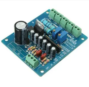 Baru AC 12V Stereo VU Meter Driver Board Amplifier DB Audio Level Input Backlight