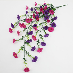 Bouquet de fleurs artificielles en soie, glycines vertes, pour mariage, plafond, décoration intérieure - Product Image 3