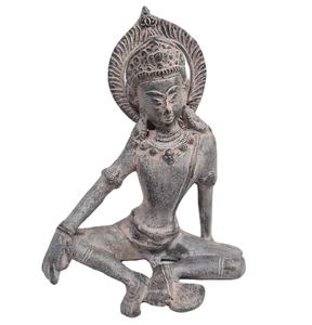 Brass Idol Medicine Buddha <b>Gold</b> Finish Home Decor <b>Statue</b> Sculpture Figurine - Product Image 4