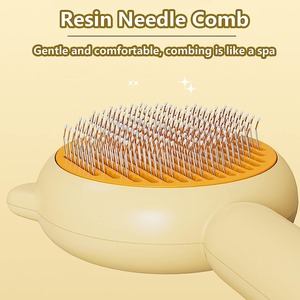 Pet Cung Cấp Tự Làm Sạch Con Chó Mèo Chải Chuốt Bàn Chải Và Lược Pet Tóc Deshedding - Product Image 3