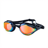 Lunettes de natation en silicone SAEKO approuvées CE, verres en polycarbonate anti-UV, système Ultra-fit, Excellence Taïwanaise, pour adultes et adolescents, Jet