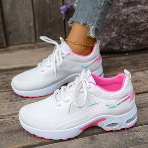 <span class=keywords><strong>Zapatillas</strong></span> Deportivas para <span class=keywords><strong>Mujer</strong></span> Altamente <span class=keywords><strong>Recomendadas</strong></span>, Modernas y Elegantes, Talla Grande, Parte Superior de Una Sola Capa, Cordones Delanteros, Transpirables - Product Image 2