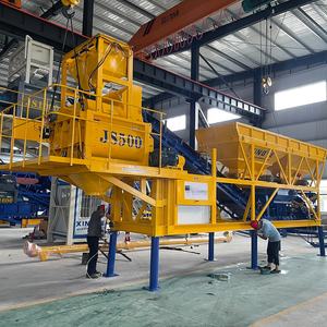 Nieuwe Ce China Fabriek Fabrikant Aangepaste Controle 25m3/H Kleine Mobiele Asfaltfabriek <span class=keywords><strong>Hzs25</strong></span> Elektrische Betonmenginstallatie - Product Image 5