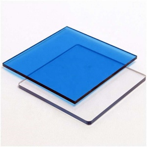 Flat Polycarbonate Sheets PC Flat Panel For Sound Barrier Clear Plastic Polycarbonate Solid Roofing Sheet