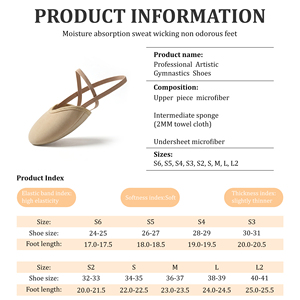 Chaussons <span class=keywords><strong>de</strong></span> danse à demi-semelle pour la danse lyrique et la gymnastique, modèle 147, en microfibre, pour la gymnastique et la danse lyrique, à bout couvert - Product Image 6