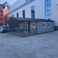 Maison préfabriquée extensible de 40 pieds, 2-3 chambres, avec cuisine et salle de bain entièrement équipées, villa modulaire pliable pour famille