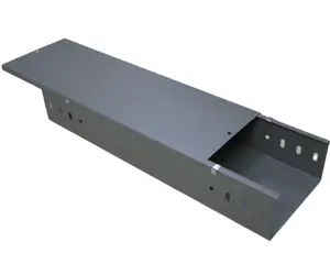Standard Length Fireproof Plastic Powder Coated Steel Cable Wire Management Trunking Tray