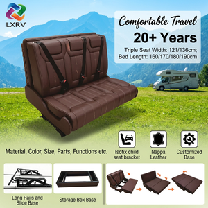 Siège-lit pliant confortable personnalisé LXRV pour <span class=keywords><strong>camping</strong></span>-<span class=keywords><strong>car</strong></span>, motorhome, Isofix, <span class=keywords><strong>Ford</strong></span> <span class=keywords><strong>Transit</strong></span>, Maxus V80, conversion de <span class=keywords><strong>camping</strong></span>-cars, imperméable - Product Image 1