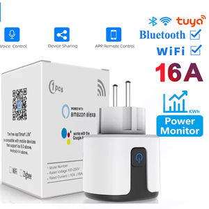 Chúng tôi 16A tuya wifi thông minh cắm ổ cắm thông minh với điện giám sát chức năng thời gian cuộc sống thông minh ứng dụng điều khiển bằng giọng nói Alexa Google - Product Image 6