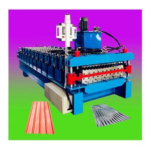금속 지붕 타일 굽힘 장비 강철 사다리꼴 지붕판 제조 기계 - Product Image 3