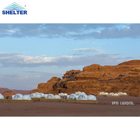 Dômes préfabriqués Casas De China 8m Glamping Hotel Eco Domos Home Igloo Tent