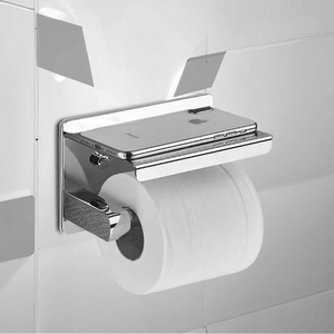 YOTO Offre Spéciale <span class=keywords><strong>porte</strong></span>-<span class=keywords><strong>rouleau</strong></span> de <span class=keywords><strong>papier</strong></span> hygiénique avec étagère <span class=keywords><strong>porte</strong></span>-<span class=keywords><strong>papier</strong></span> hygiénique en acier inoxydable <span class=keywords><strong>noir</strong></span> <span class=keywords><strong>porte</strong></span>-<span class=keywords><strong>papier</strong></span> hygiénique - Product Image 3