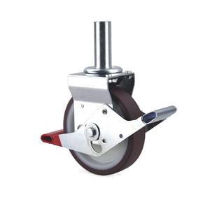 स्रोत कारखाने गर्म उत्पाद <span class=keywords><strong>8x2</strong></span> पॉलीयूरेथेन स्फोल्डिंग कैस्टर व्हील - Product Image 6