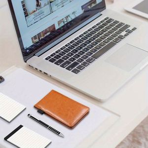 Compact <b>Leather</b> Pocket <b>Diary</b> Planner with 100 Sheets Custom Color & Logo A5 Size for Company Work - Product Image 2