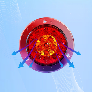 Fabrik Großhandel Hochwertige 4 Zoll 12V/24V LED LKW Seiten licht LED LKW Logo Licht Geeignet für viele LKWs - Product Image 4